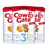 有效期到26年6月-3罐装 | 英国牛栏Cow&Gate 婴幼儿配方奶粉3段1-2岁 800g