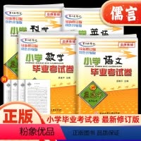 语文+数学+英语+科学 小学升初中 [正版]小升初孟建平小学毕业考试卷系统总复习小升初真题试卷语文数学英语科学专项训练人