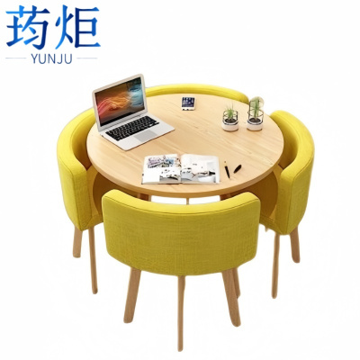 荺炬小圆桌 一桌4椅70cm套