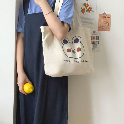 包包女2020新款ins帆布包女学生韩版单肩包大容量简约百搭帆布袋