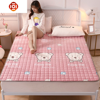 床垫软垫冬季珊瑚绒加厚保暖毛毯学生宿舍榻榻米单双人1.8m床褥子三维工匠