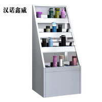 汉诺鑫威304不锈钢员工车间多格茶杯放置收纳柜20位水杯架1250*550*490