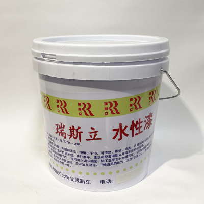 瑞斯立 黑水性漆 (规格:3公斤)