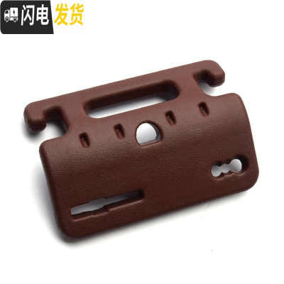 三维工匠汽车车载多功能车内后座椅背拉手挂钩安全扶手车用后排靠背衣服架 [拉手+挂钩款]棕色1个