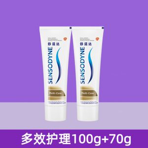 舒适达多效护理牙膏坚固牙釉质牙膏官方正品