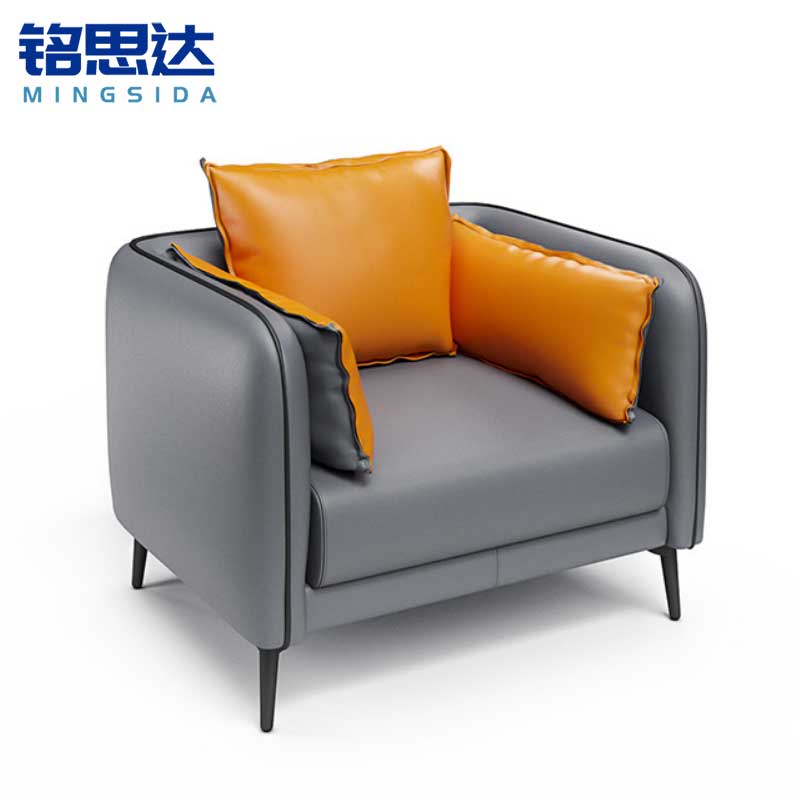铭思达皮质沙发单人位张