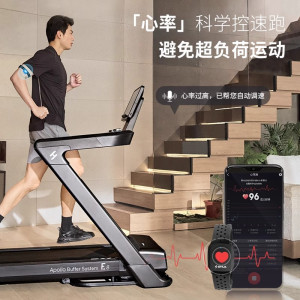 舒华跑步机双层跑板减震技术低音不扰民家用室内运动健身器材T599