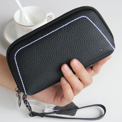 派尼美特手抓包2020女款多功能零钱包女士手包迷你长款可爱手拿包拉链真皮