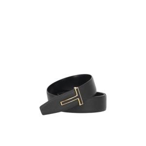 汤姆福特(Tom Ford)男款时尚商务真皮腰带男士简约百搭配饰皮质徽