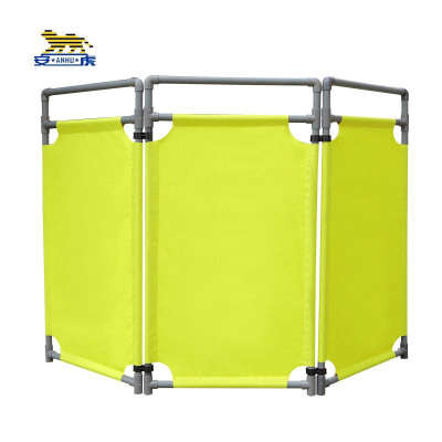 安虎 折叠布艺围挡 荧光绿空白可印字 件