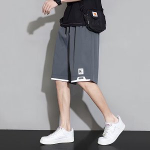 夏季新款美式短裤男潮牌薄款设计感小众宽松大码运动裤