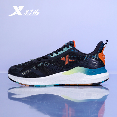 特步男鞋运动鞋网面透气新款正品动力巢x2减震休闲跑步鞋