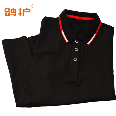 鸽护 短袖POLO 2108款-黑色 件