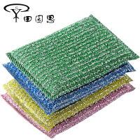 田园思 彩条百洁布 大号 片