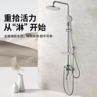 惠达(HUIDA)-HWB5093 卫浴淋浴花洒套装家用卫生间浴室增压喷头淋雨洗澡沐浴器