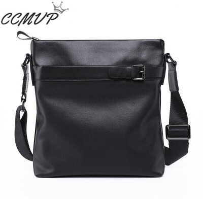 CCMVP品牌自营质量保证-CCMVP商务单肩包真皮斜挎包时尚休闲大容量皮包背包牛皮男包