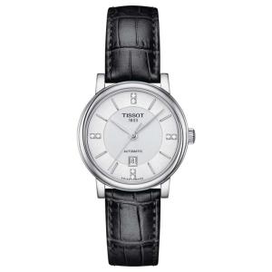 TISSOT天梭瑞士自动机械女表mm防水米钻刻度皮带女士腕表 图片色