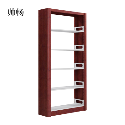 帅畅学校图书馆书架阅览室书籍室铁皮家用落地定制资料档案架钢制书架