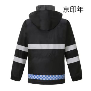 京印年 JYN-6 均码 分体式 雨衣 (计价单位:件) 黑色 穿着合身自然 拉链不易卡位 衣袖弹力适中