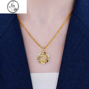 JiMi气质玉兔子项链女高级设计感大气小众轻奢白兔玉石吊坠情人节礼物 玉兔项链