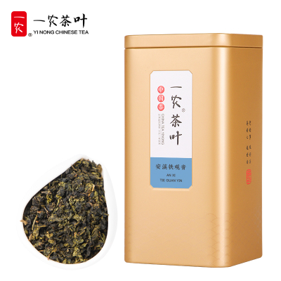 一农茶叶特级安溪浓香型铁观音180g罐装 兰花香福建茗茶乌龙茶