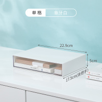 JEKO&JEKO 桌面收纳盒学生 ins风文具办公室多层抽屉式置物架化妆品储物盒子 SWB-5637