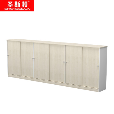 圣斯顿S-SF260BG靠墙边柜2600*380*850mm(组)雪松色