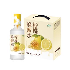 钿满堂柠檬蜂蜜水436g*6瓶/箱