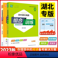 七年级语文英语 初中通用 [正版]湖北专版初中语文阅读组合训练英语阅读组合训练通用版七八九年级上下册全一册通城学典五种文