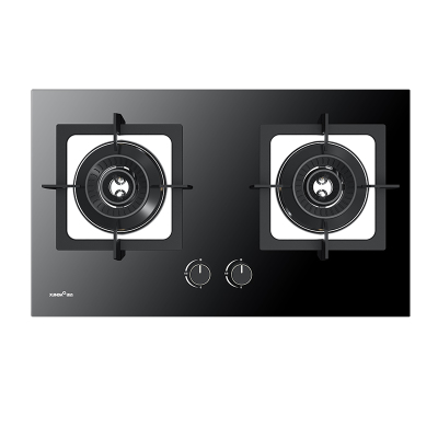 迅达燃气灶DS502嵌入式燃气灶液化气双灶钢化玻璃4.5kw大火力灶具