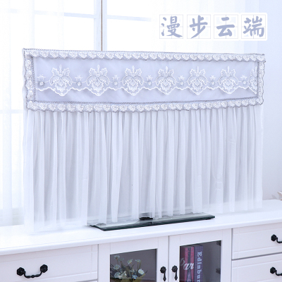 堂前燕卧室37英寸液晶电视机罩开机不取家用布艺电视机防尘罩客厅55英寸曲面屏电视机套