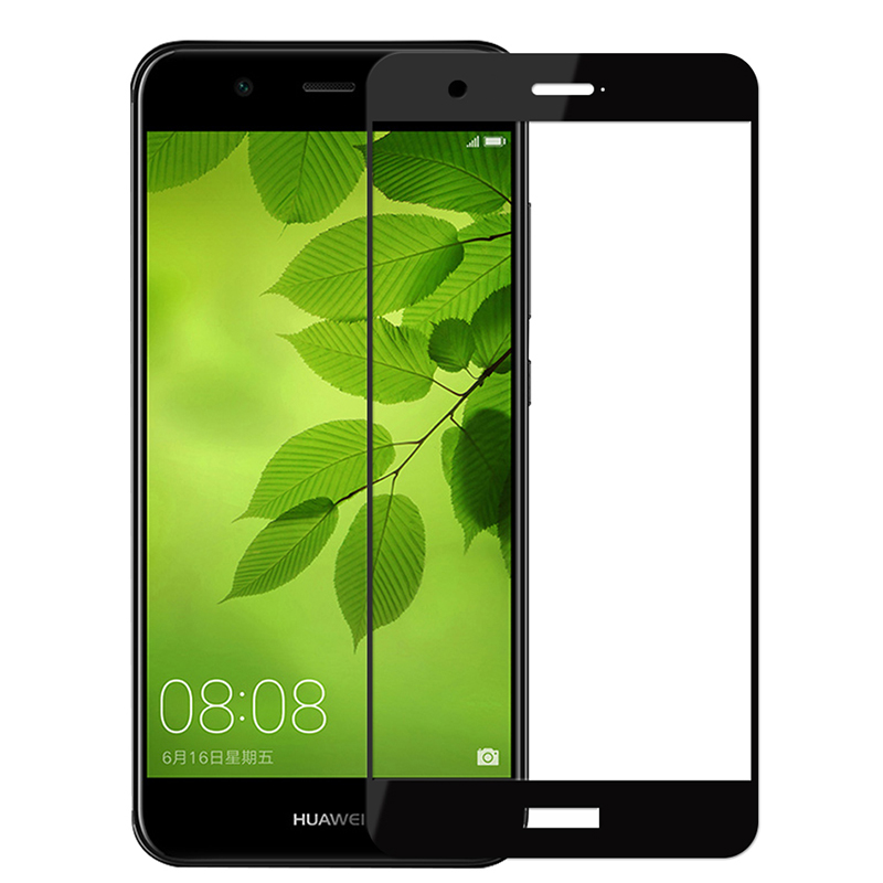 [买2送手机壳]轻万适用华为nova2钢化膜honor全屏玻璃贴膜huawei黑色128gb 华为