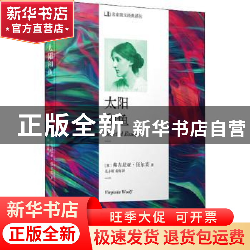 正版 太阳和鱼 [英]弗吉尼亚·伍尔芙 著,孔小炯 黄梅 译 人民