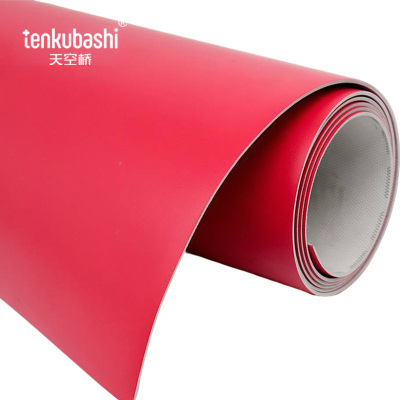 天空桥 阻燃地板 大红2.0mm含安装 平方米