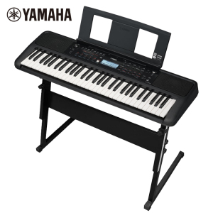 YAMAHA雅马哈电子琴PSR-E383 61键初学者儿童成年娱乐学习专业演奏教学力度键电子琴
