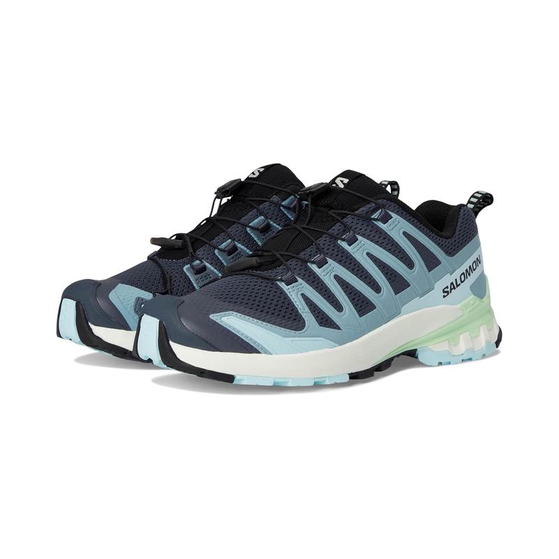 萨洛蒙(SALOMON)越野跑鞋女款防水透气耐磨抓地力强户外运动休闲