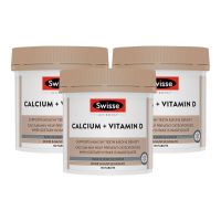 3瓶装 | Swisse钙片加维生素D片150片/瓶装 香港/保税随机发