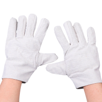 鑫木樽帆布手套6道线双