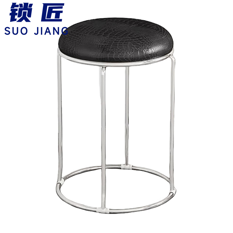 锁匠 不锈钢架圆凳29*29*45cm个