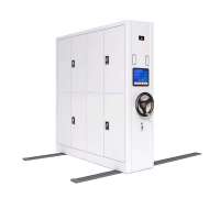 豪利特密集柜档案室密集架移动档案柜凭证资料柜手摇文件柜一列2组每立方(智能)