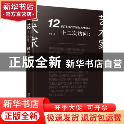 正版 十二次访问:艺术家:artists 李镇 机械工业出版社 978711172