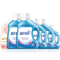 蓝月亮薰洁净洗衣液2kg*2+薰洁净洗衣液1kg*2+薰洁净洗衣液500g+柔润樱花内衣专用洗衣液翻盖装500g