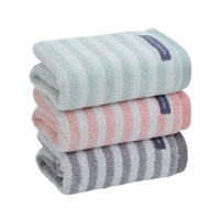 洁丽雅毛巾3条装加厚新疆棉柔软亲肤手感柔滑饱满蓬松210026M(颜色随机)