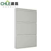 晨磊 翻斗鞋柜 三层 个