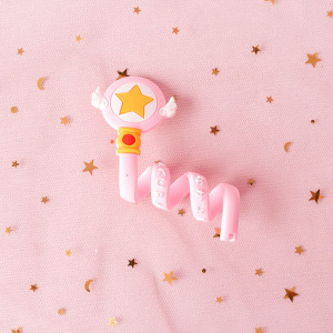 家柏饰(CORATED)韩具少女心绕线器数据线整理绑线带耳机收纳卷线理器器保护线收线