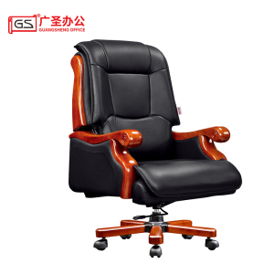GS广圣 办公椅班台椅电脑椅领导椅子转椅皮椅 Y073 张