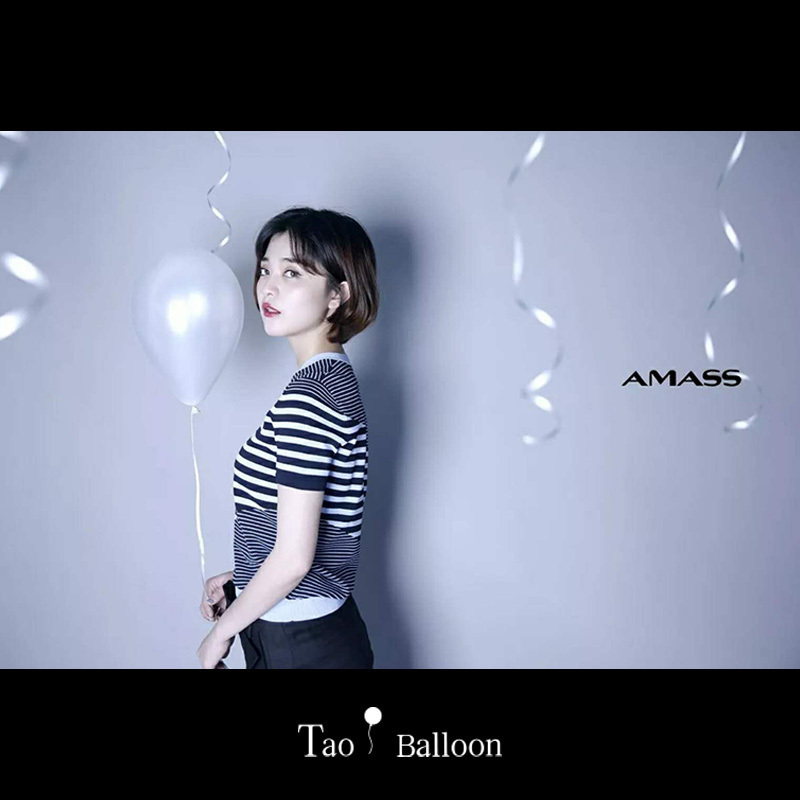 家柏饰(corated)「balloon淘气球」10寸珠光加厚气球装饰生日场景布置