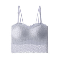 春夏法式外穿性感美背无痕内衣女士显小胸薄款bra无钢圈文胸背心