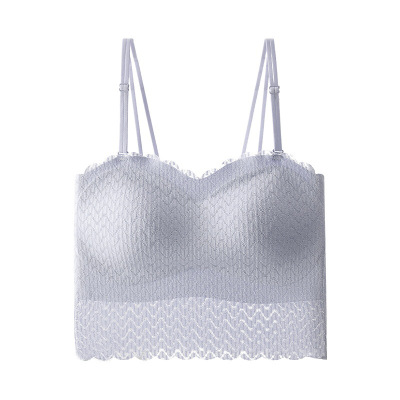 春夏法式外穿性感美背无痕内衣女士显小胸薄款bra无钢圈文胸背心