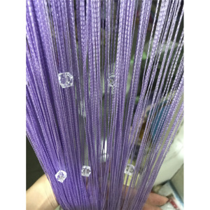 美帮汇挂帘隔断帘线帘水晶流苏珠帘房间装饰帘子客厅院成品窗帘